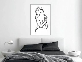 Αφίσα - Shape of a Woman - 40x60 - Μαύρο - Χωρίς πασπαρτού