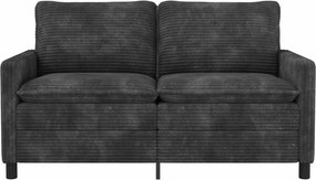 vidaXL Καναπές Σκούρο Γκρι 156 x 81 x 87,5 εκ Πολυεστέρας