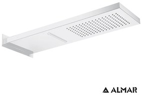 Almar White matt PVD Επίτοιχη κεφαλή ντους 2 ροών E044199-300
