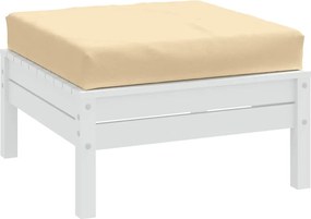 vidaXL Μαξιλάρι Παλέτας Μπεζ 60x60x9,5 εκ. Ύφασμα