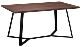 Τραπέζι Hanson EM821,2 160X90X75 cm Μέταλλο,Ξύλο