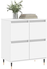 vidaXL Συρταριέρα Λευκή 60 x 35 x 70 εκ. από Επεξεργασμένο Ξύλο