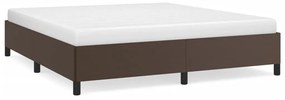 vidaXL Πλαίσιο Κρεβατιού Καφέ 180x200 εκ. από Συνθετικό Δέρμα