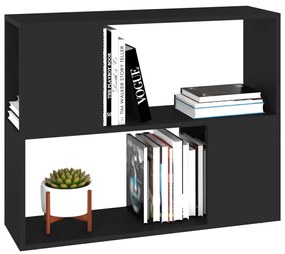 vidaXL Έπιπλο Τηλεόρασης Μαύρο 80 x 24 x 63 εκ. από Επεξ. Ξύλο