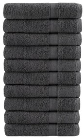 Πετσέτες Premium SOLUND 10 τεμ. Ανθρακί 100x200 εκ. 600 γρ./μ²