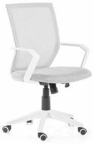 Καρέκλα γραφείου Berwyn 845, Γκρι, 96x55x55cm, 9 kg, Με μπράτσα, Με ρόδες, Μηχανισμός καρέκλας: Economic | Epipla1.gr