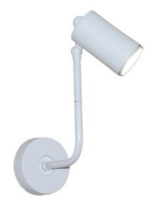 Φωτιστικό Τοίχου - Απλίκα HL-3552-1S MOLLΥ WHITE WALL LAMP - 21W - 50W - 77-4415