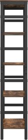 vidaXL Ράφι Βιβλίων Καπνιστό Δρύς 60 x 29,5 x 149 εκ