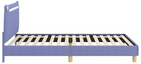 vidaXL Κρεβάτι Παιδικής Κρεβατοκάμαρας με Κεφαλάκι Μπλε τζην