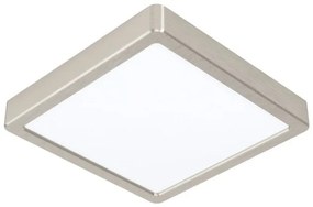 Έξυπνο Φωτιστικό Οροφής Πάνελ LED 16,5W ΙΡ44 3CCT Dimmable 21x21cm Fueva-Z Eglo-900115-Νίκελ Ματ 900115