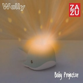 Φάλαινα  Wally the Whale προβολέας ύπνου Ωκεανού με λευκούς ήχους  ZA-WALLY-01 Zazu