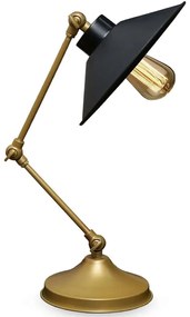 Φωτιστικό Επιτραπέζιο 780SGN2632 21x21x43cm 1xE27 40W Black-Gold Opviq