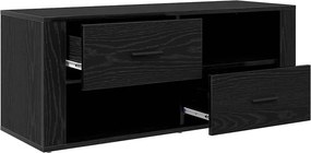 vidaXL Ντουλάπι TV Μαύρη Οξυά 100 x 35 x 40 εκ Επεξεργασμένο ξύλο