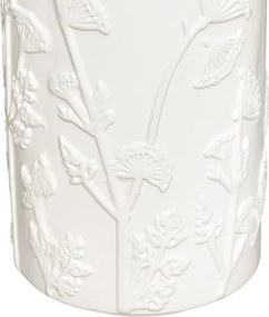 Βάζο Hanie pakoworld κεραμικό σε λευκή απόχρωση Φ12x25εκ