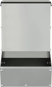 vidaXL Ταΐστρα Χαμστεριών Ασημί 17,5 x 26 x 28,5 εκ
