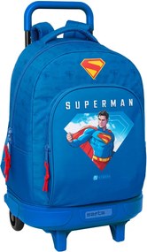 Σχολική Τσάντα Superman Μπλε 33 x 45 x 22 cm