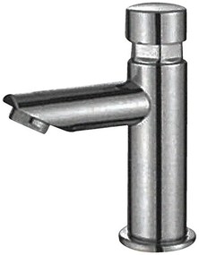 Μπαταρία Νιπτήρος Πατητή Push Vertical 43-2008 Χρονοροής Chrome Gloria Metal