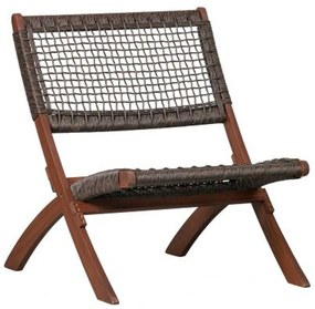 ΚΑΡΕΚΛΑ MESH ΠΤΥΣΣΟΜΕΝΗ ΚΑΦΕ ANTIQUE ΚΑΡΥΔΙ 78x60x72.5