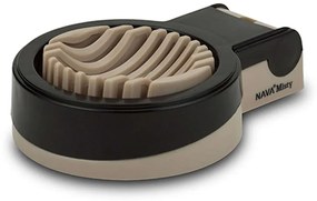 Αυγοκόπτης Misty 10-111-047 12cm Beige-Black Nava Steel,Plastic