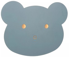 Φωτιστικό Επίτοιχο Lucide 44204-08-35 CHARLIE Μπλε (Blue)|Μαύρο Ματ (Black Mat) 2700 K