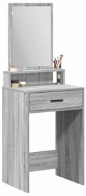 vidaXL Κομμό Υπνοδωματίου με συρτάρι Γκρι sonoma 50 x 41 x 140 εκ.
