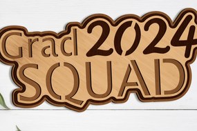 Σετ των 2 Intra απο ξύλο plywood Χρώμα wenge 3mm-4mm πάχος - Διακοσμητικό κομμένο Graduation 2024 Δίασταση 6x10 cm INTRAFABR-95732678