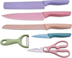 Σετ Μαχαιριών 6τμχ. από Ανοξείδωτο Χάλυβα