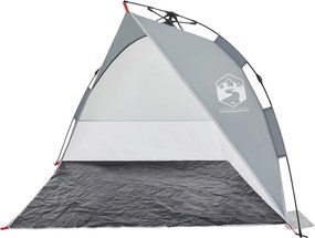 vidaXL Σκηνή Παραλίας Αδιάβροχη Ταχείας Απελευθ. Γκρι