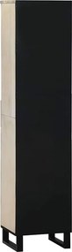 vidaXL Ντουλάπι Μπάνιου Λευκό 38 x 33 x 160 εκ Επεξεργασμένο Ξύλο