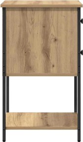 vidaXL Κομοδίνο artisan δρυς 32 x 42 x 70 εκ Επεξεργασμένο ξύλο