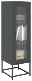 vidaXL Highboard Ανθρακί 36x39x123 cm Ατσάλι ψυχρής έλασης