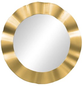 Καθρέπτης Perfor Inart χρυσό pp Φ55x2.5εκ
