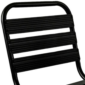 Σετ κήπου - Τραπεζαρία Valor - Sussie 5 τεμ. μέταλλο μαύρο - γυαλί 110x60x70 εκ. 110x60x70 εκ.