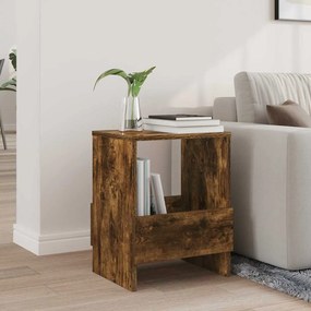 vidaXL Ράφι Περιοδικών Καπνιστό Δρύς 35 x 30 x 45 εκ.