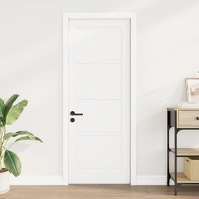vidaXL Εσωτερική Πόρτα "ORKDAL" Λευκή 73.5x198.5x4 cm Στερεού Ξύλου Πεύκου