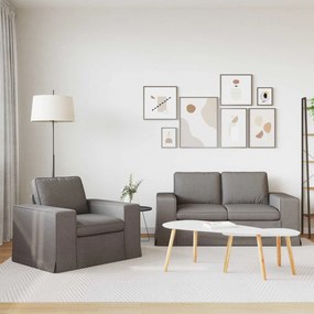 vidaXL Σετ Καναπέ 2 pcs Taupe 162 x 80 x 82 εκ ύφασμα
