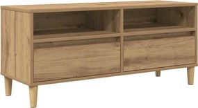 vidaXL Ντουλάπι TV 100 x 34,5 x 44,5 εκ. Artisan Oak