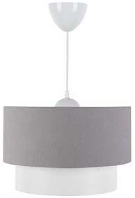 Φωτιστικό οροφής μονόφωτο PWL-1087 Ε27 λευκό-γκρι Φ30x70εκ 30x30x20 εκ.