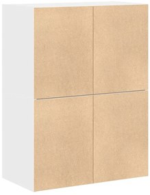 vidaXL Ντουλάπια με 2 συρτάρια 2 τεμάχια Λευκό 60x31x40 cm