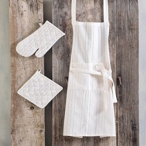 Σετ Κουζίνας Savoca (3τμχ) Ecru Ρυθμός 100% Cotton