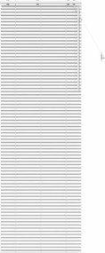 vidaXL Βενετσιάνικη Σκίαση Λευκό 95 x 250 εκ. 35 mm
