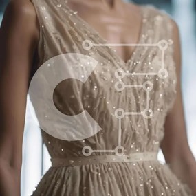 Σετ των 2 Intra Συλλεκτικό Ξύλινο Παζλ Plywood  4mm - Γυναίκα με μπεζ φόρεμα με πούλιες Σε Ξύλινο Κουτί - Διαστάσεις: 10x10 cm – 25 κομμάτια