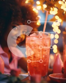 Σετ των 2 Intra Συλλεκτικό Ξύλινο Παζλ Plywood 4mm - Γυναίκα στο υπαίθριο τραπέζι φαγητού Σε Ξύλινο Κουτί - Διαστάσεις: 10x10 cm – 25 κομμάτια