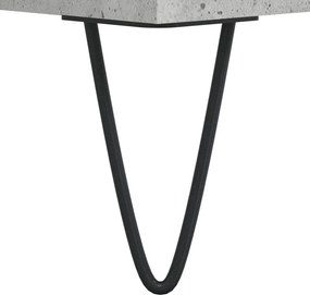 vidaXL Δισκοθήκη Γκρι Σκυροδέματος 85 x 38 x 48 εκ. από Επεξεργ. Ξύλο