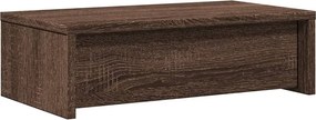 vidaXL Βάση Οθόνης με Συρτάρια Καφέ Δρυς 50x27x15 εκ. Επεξεργ. Ξύλο
