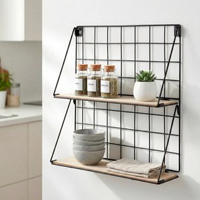 Ράφια Max Home Σίδερο Ξύλο MDF 40 X 41 X 11 CM (x6)