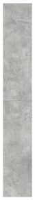 vidaXL Βιβλιοθήκη Γκρι Επεξεργασμένο ξύλο 100 x 30 x 198 εκ. Βιβλιοθήκη