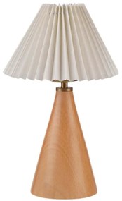Φωτιστικό Επιτραπέζιο 534LUN5193 Φ23x38cm 1xE27 40W Cream-Oak Opviq