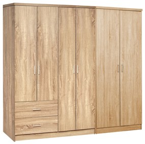 ΝΤΟΥΛΑΠΑ 6ΦΥΛΛΗ BLAKELY HM21235.02 ΜΕΛΑΜΙΝΗ ΧΡΩΜΑ SONAMA 201x43x181Υεκ