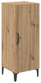 vidaXL Πλαϊνό γραφείο artisan δρυς 34,5 x 34 x 90 εκ.